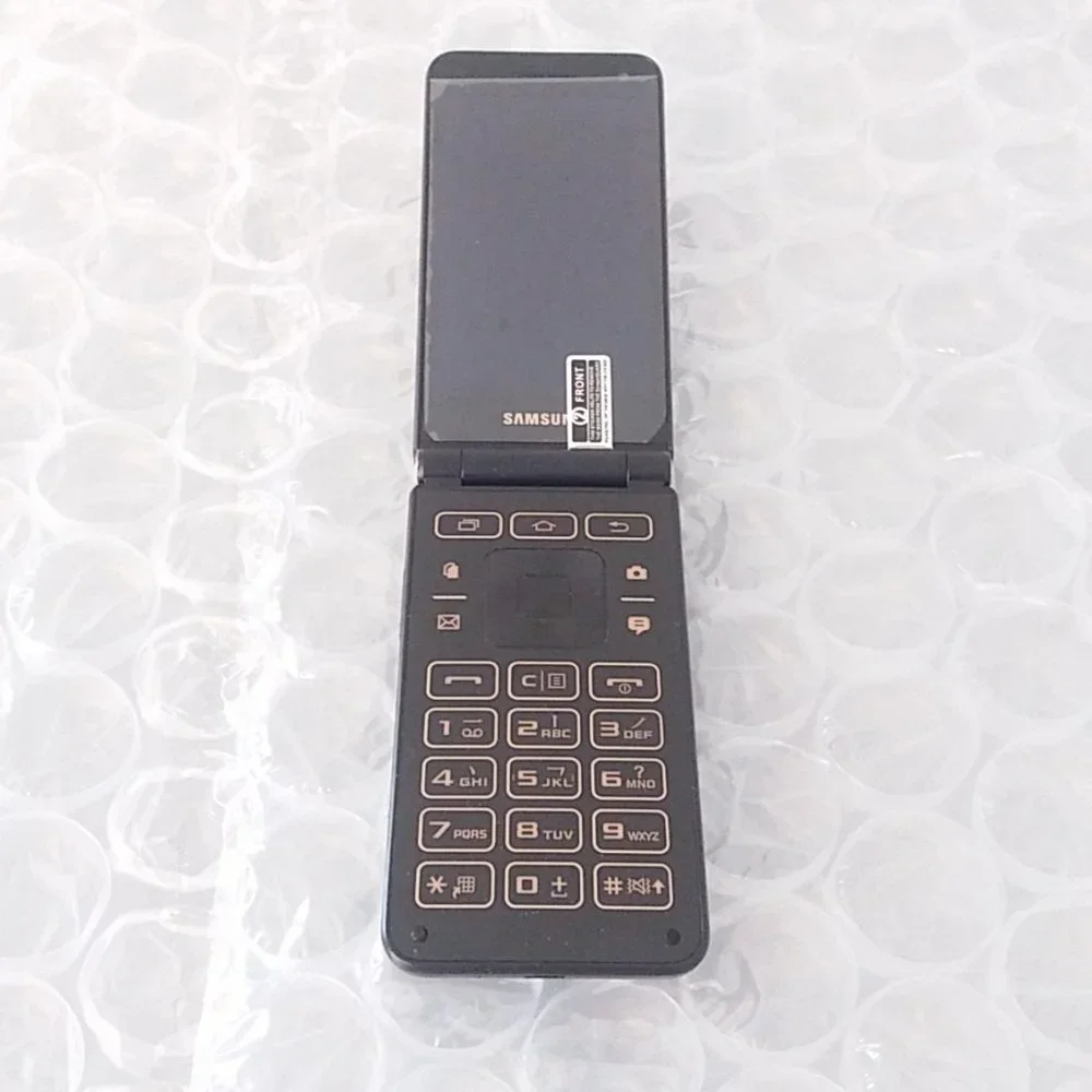 Samsung Galaxy Folder 2 SM-G1650 16GB 2GB RAM Dual SIM Flip Phone - Black